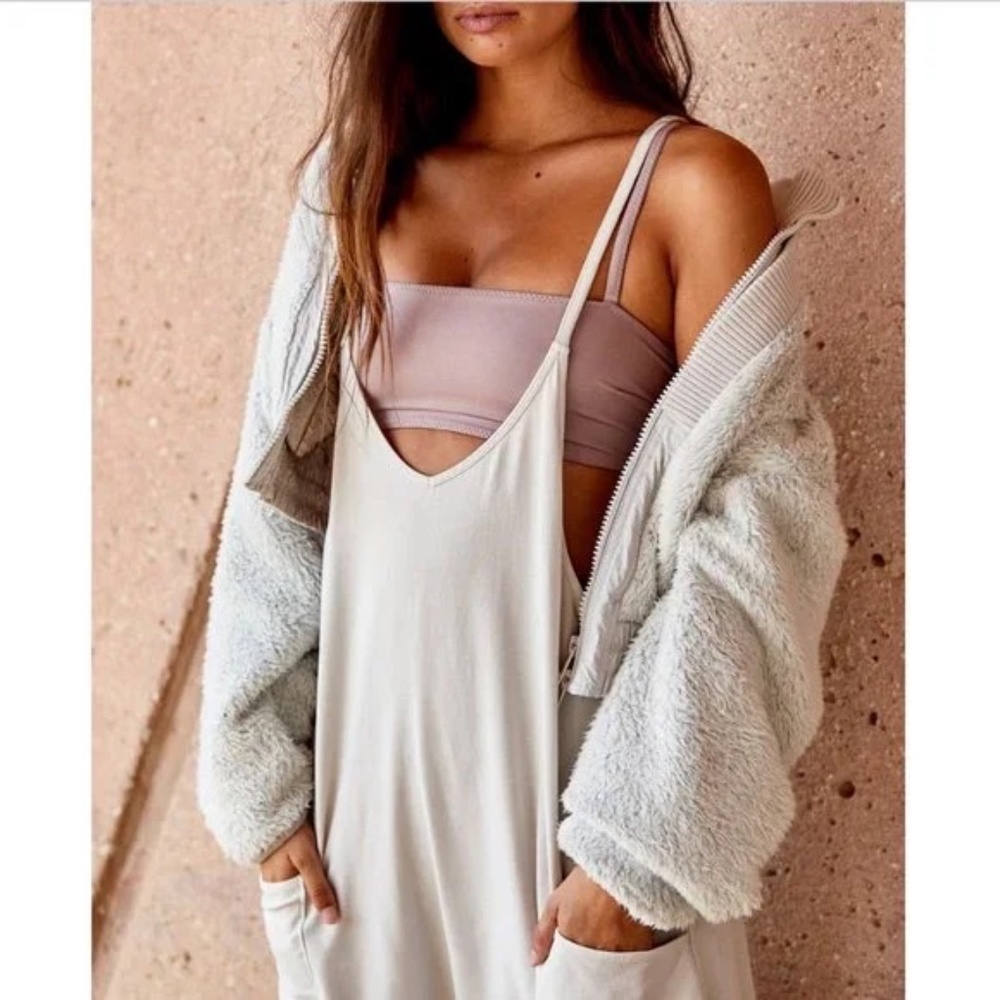 Free People FP Hot Shot Onesie Romper Green Smoke Size XS SOLD OUT!